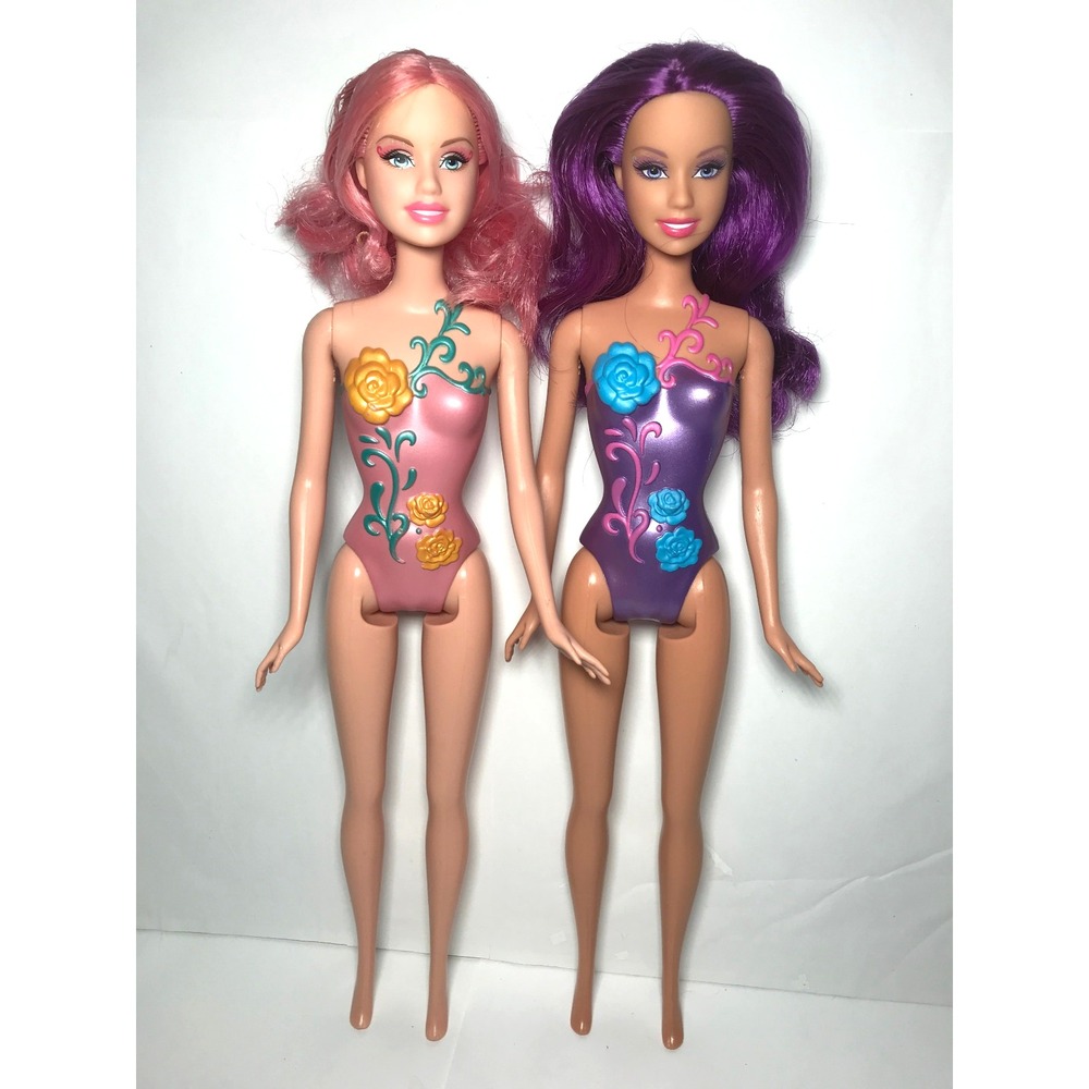 2008 Barbie Magical Fairy Two Doll Set Target Exclusive Pink & Purple Hair